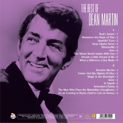 Satılık Plak Best Of Dean Martin Plak Arka Kapak