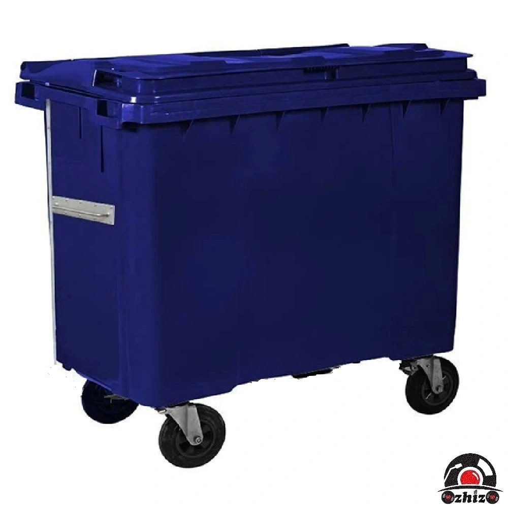 770 Litre Mavi Plastik Çöp Konteyneri