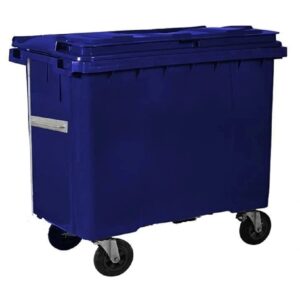 770 Litre Plastik Mavi Çöp Konteyneri
