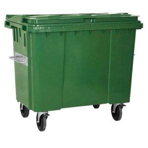 770 Litre Plastik Yeşil Çöp Konteyneri