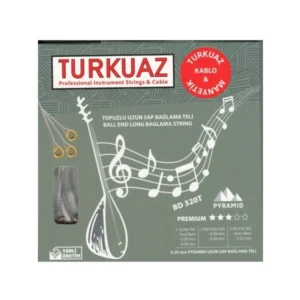Turkuaz 020 Topuzlu Pyramid İpek Bamlı Uzun Sap Bağlama Teli