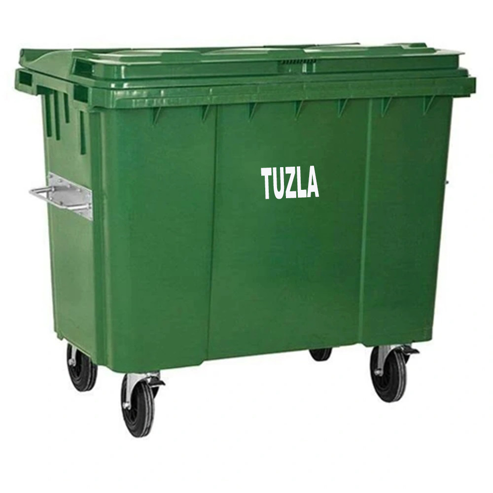 Tuzla 770 Litre Plastik Çöp Konteyneri